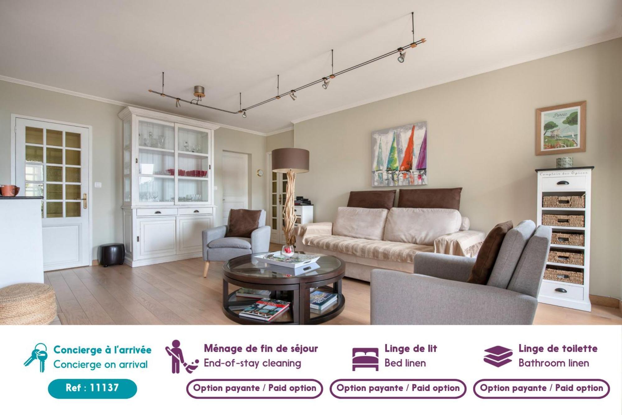 Appartement Face Mer Pour 4 Personnes Pornic Buitenkant foto